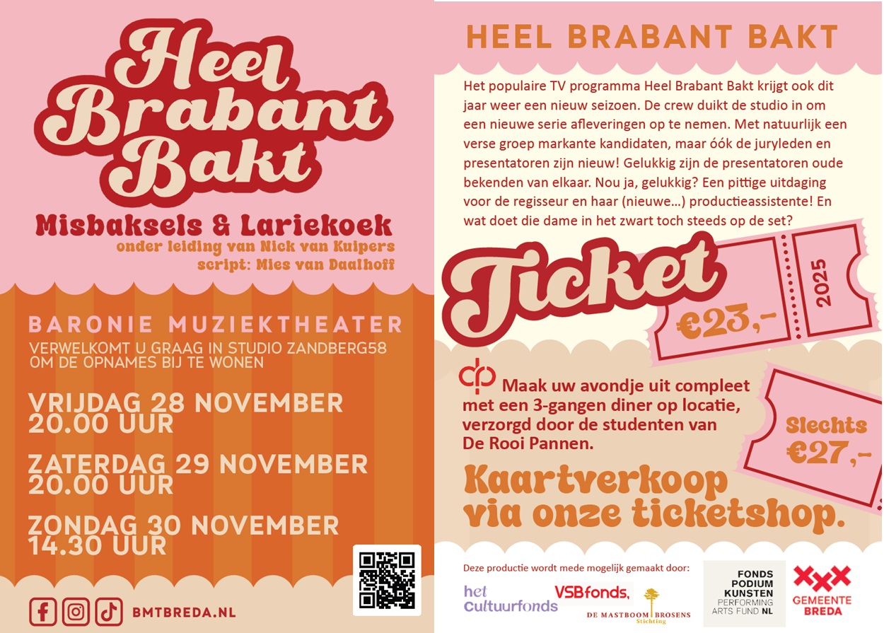 Baronie MuziekTheater Heel Brabant Bakt