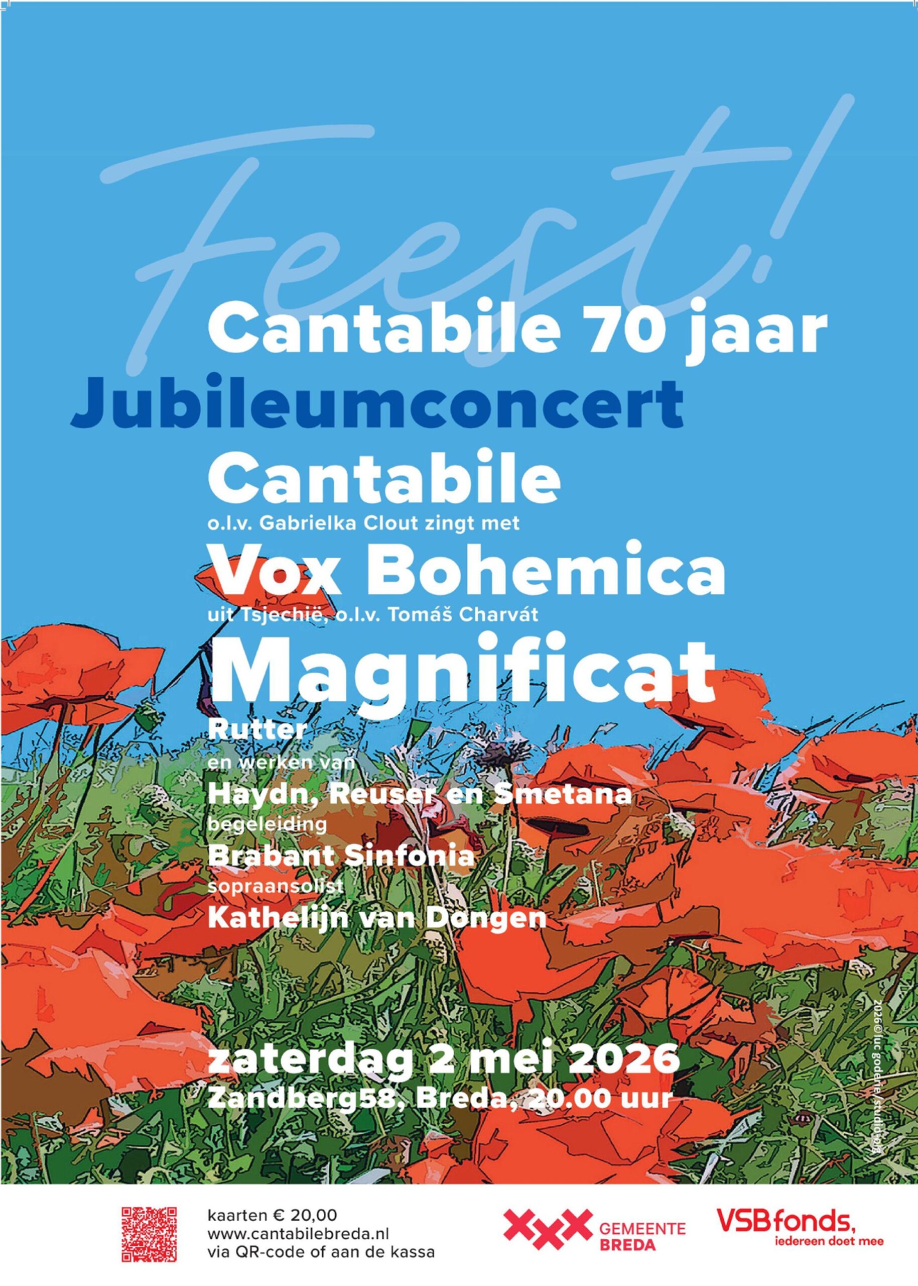 Jubileumconcert Cantabile 70 jaar